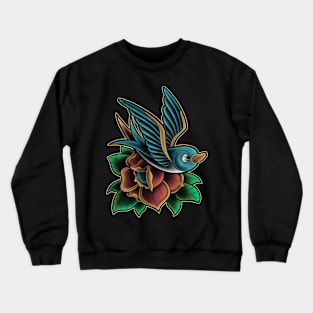 Sparrow Tattoo Oldschool Crewneck Sweatshirt